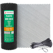 AlpineReach outer roll of black plastic mesh, easy handling benefit