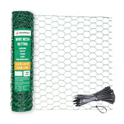AlpineReach roll front view showing compact green mesh and zip ties, easy storage benefit