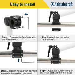 AltitudeCraft clamp close-up of hex bolt fastener for secure attachment