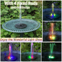 ALUKIKI set of seven nozzles displayed for varied spray shapes and heights