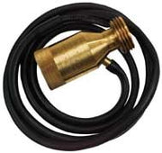 A.M. Leonard Hozon front assembly brass mixer showing hose connection and shutoff — durable injector for consistent dilution
