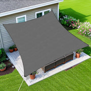 Amagenix front view of dark grey sail showing clean coverage and curb appeal