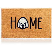 AMARU DOOR MATS front view showing welcome design and clean curb appeal