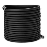 Amazon Basics 75ft hose full-length view showing portability and reach