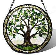 AMDERVEN front view showing vibrant tree design and color play for focal beauty