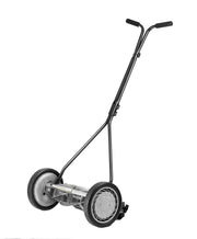American Lawn Mower front view showing compact 16-inch frame and clean design benefit quiet mowing