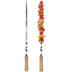 Amestar wooden handle detail for comfortable nonslip grip benefit