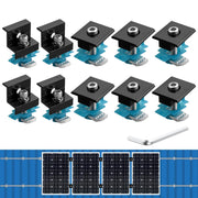 Anbte front view of full 10PCS clamp kit showing components and ready-to-install benefit