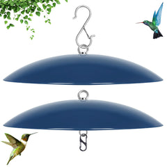 andergi front view dome on shepherd's hook protecting feeder