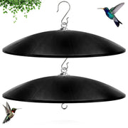 andergi front view dome over hummingbird feeder showing full coverage