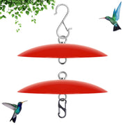 andergi front view red dome protecting feeder — weather protection benefit