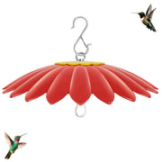 andergi red front view showing rain protection and decorative petal design
