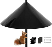 andergi front view of squirrel baffle showing full dome protection benefit