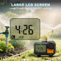 ANDOLL HOME clear LCD display for quick programming and low-battery alerts