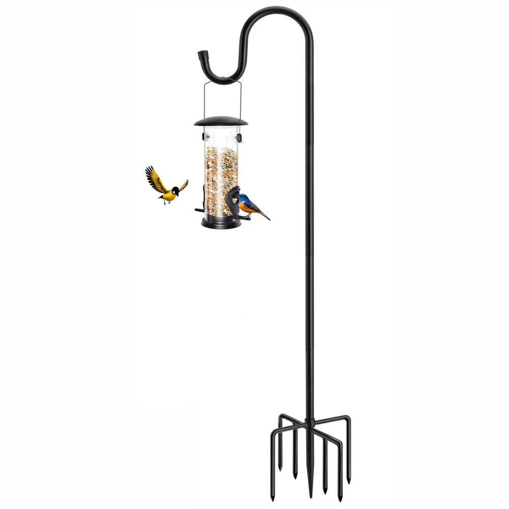 ANIDEER shepherds hook full-height front view showing sturdy support