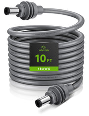Anina front plug connected to Starlink Mini showing reliable power fit