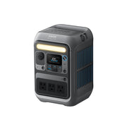 Anker SOLIX C300 front view showing display and controls for easy monitoring