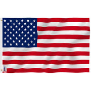 ANLEY flag front view showing vibrant colors and clear stars and stripes