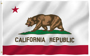 Anley California flag front view showing vivid colors and clear design benefits