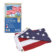Annin Flagmakers 4x6 front view showing full flag and bright colors for durable display