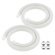 ANTOBLE two-pack hoses front view showing included clamps and packaging benefit quick replacement