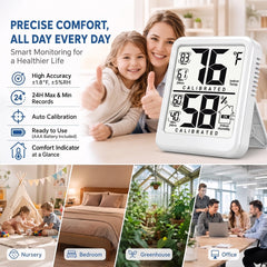 Antonki mounted on wall tracking room climate without taking space