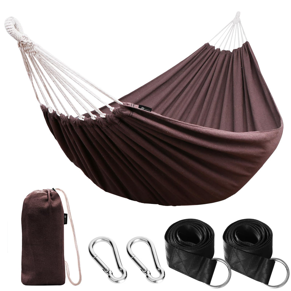 ANYOO front view hammock showing full spread and comfortable design