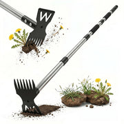 Aokala front view showing assembled 60-inch weed puller, durable build benefit