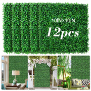 AOKIIE boxwood front packaging showing 12 panels and included ties for quick setup
