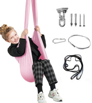 Aokitec front view hammock chair showing cozy enclosed shape and calming retreat