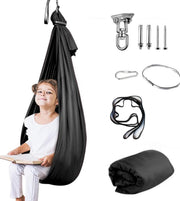 Aokitec hammock front view showing inviting cocoon for calming