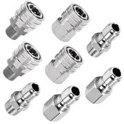 Apaspoil front view of 8-pack fittings showing all pieces and packaging benefits