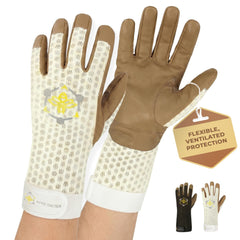 Apis Tactical front view of glove showing protective palm and fit benefit