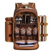 apollo walker front view showing backpack packed and ready offering organized convenience