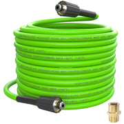 APOWER front view of assembled hose showing full length and connections for easy reach