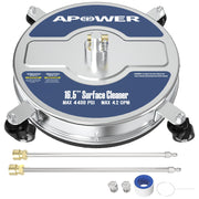 APOWER front view of surface cleaner showing robust build and fast coverage