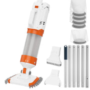 AQUAFYSH front view showing compact cordless vacuum with ergonomic grip for easier cleaning