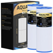 AQUALTRA front view of two PRB25-IN filters showing packaging and product benefit