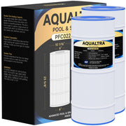 AQUALTRA front view of filter 2‑pack showing product and label benefits