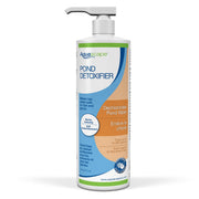 Aquascape bottle front label showing 16 oz and product benefits for safe pond water