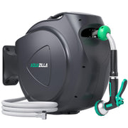 AQUAZILLA front view of wall-mounted reel showing tidy storage and fast access