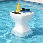 Aquenelle front view showing compact pre-weighted base and modern design benefit stability
