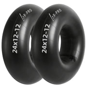 AR-PRO front view of 24x12-12 inner tube showing product branding and fit