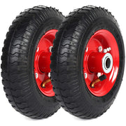 AR-PRO front view of pre-mounted wheel and tire showing complete assembly and easy replacement