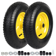 AR-PRO front view of 4.80/4.00-8 tire and wheel assembly showing rim and tire for easy replacement