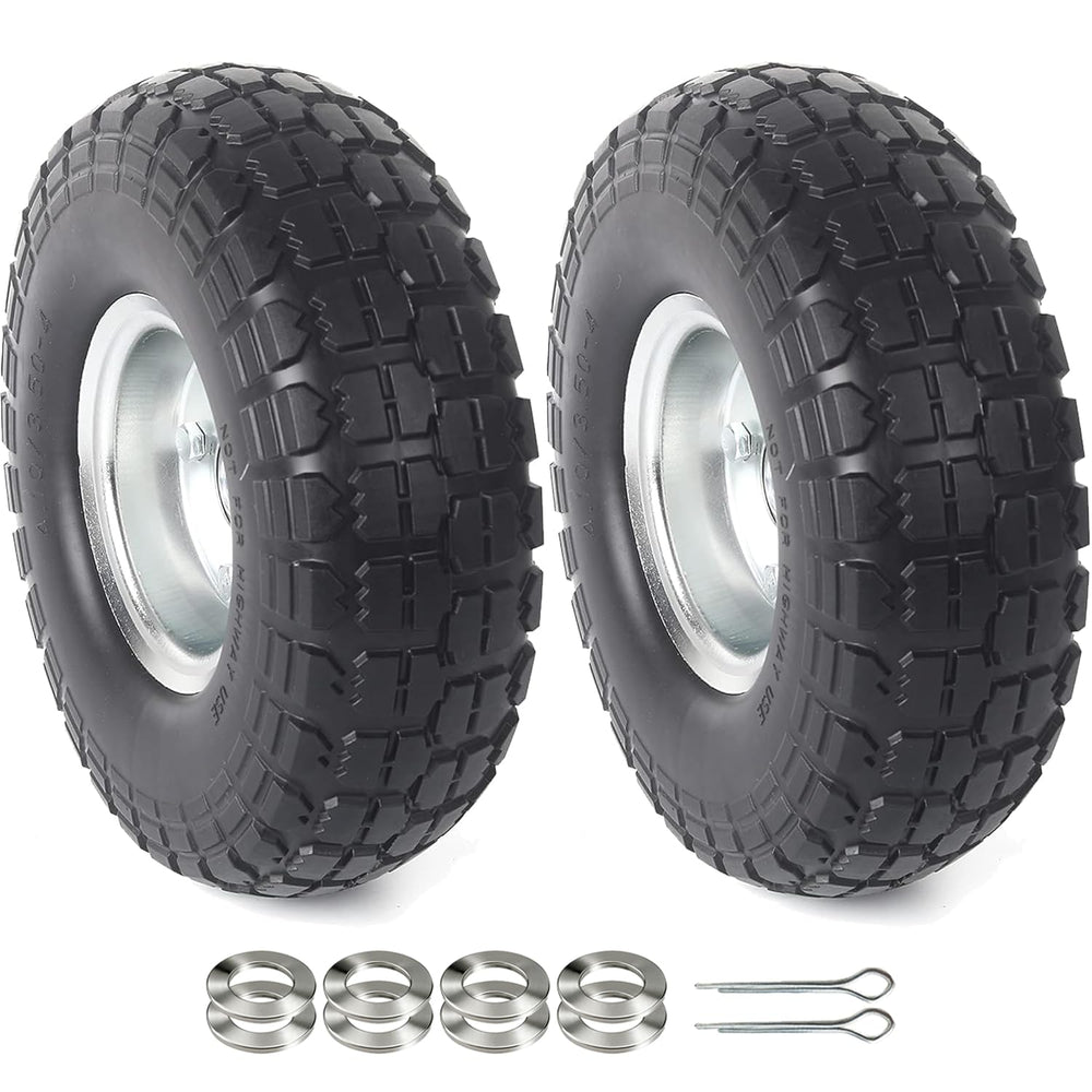AR-PRO front view assembled wheel showing durable build and instant flat-free benefit