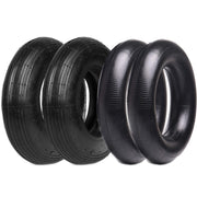 AR-PRO front view of two tires and tubes showing full kit and fit benefits