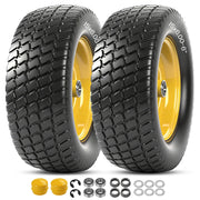 AR-PRO front view of replacement tire and wheel showing durable flat-free design