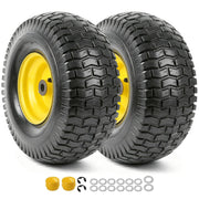 AR-PRO front wheel packaging showing two preassembled wheels and hardware for quick replacement