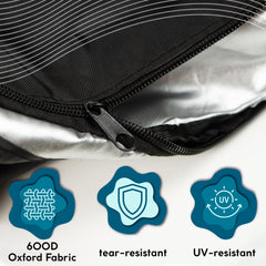 ARDILA VEELA zipper and hook-and-loop access for quick valve reach